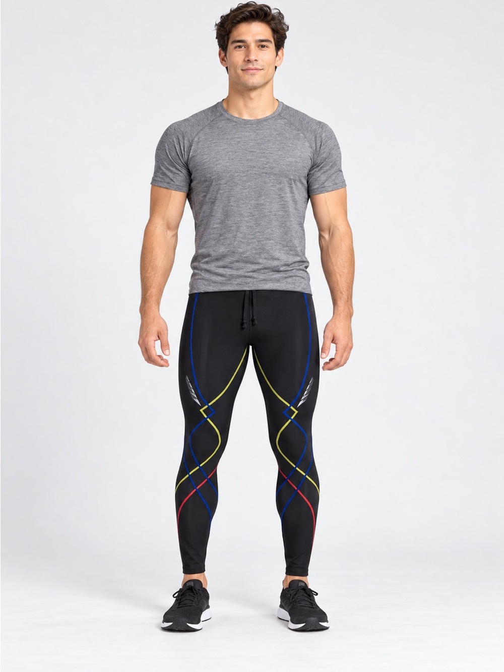 CW-X Mens Stabilyx Joint Support Compression stabilyx Tights XL NWT